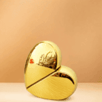 Gold Heart Perfume Bottle