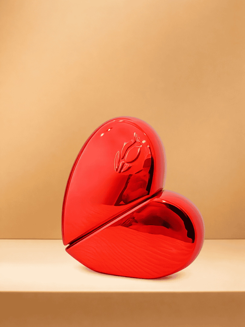 red2 Red Heart Perfume Bottle - Image 1