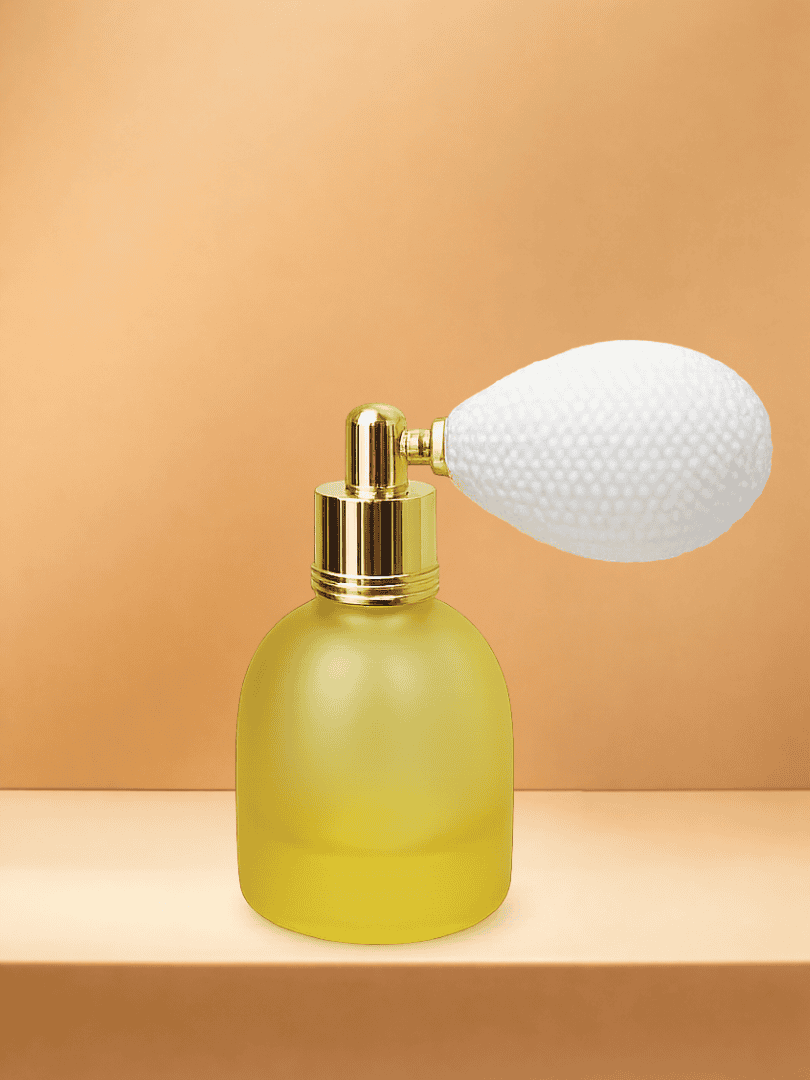 yellow-puar1 Yellow Mini Luxe Perfume Bottle - Image 1